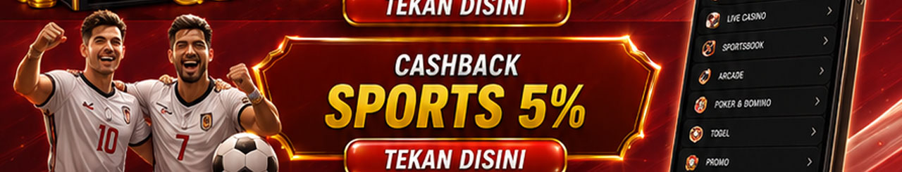 CASHBACK SPORTS 5% - JPTOGEL77